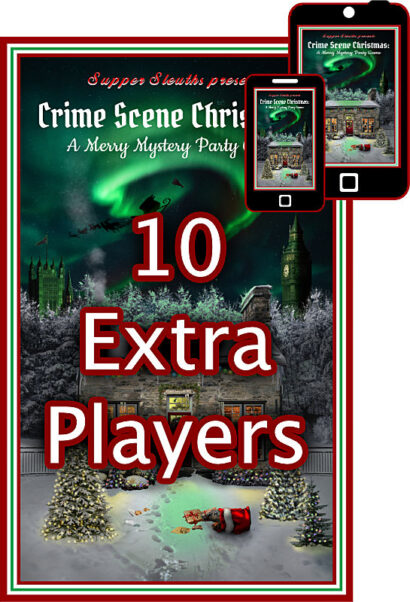 Crime Scene Christmas: A Merry Mystery Party Game 10 Extra Players